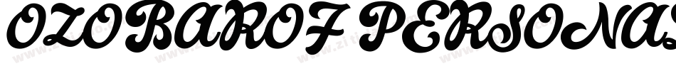 OZOBAROF PERSONAL USE字体转换